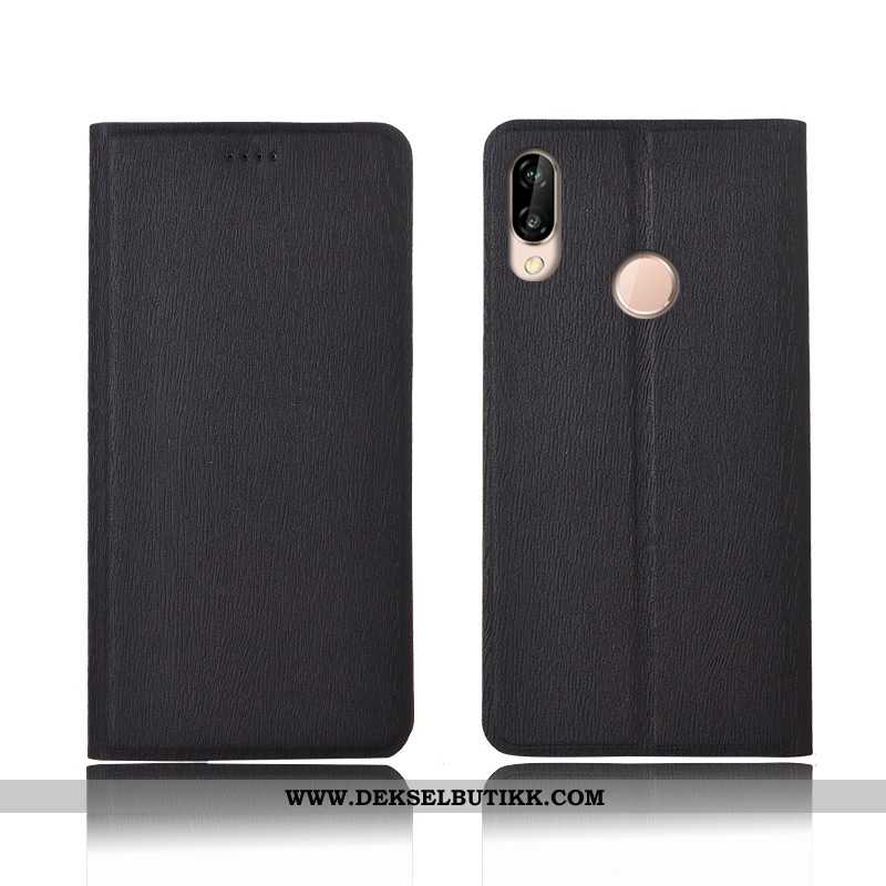 Deksel Huawei P20 Lite Myke Anti-fall Mønster Skinndeksel Brun, Etui Huawei P20 Lite Silikon Billige