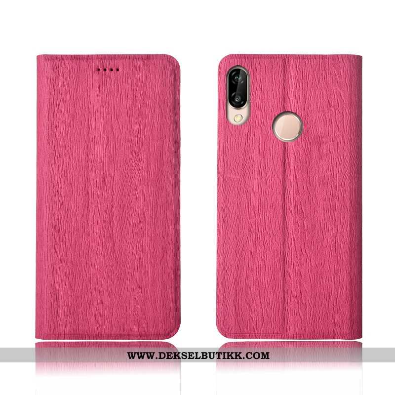 Deksel Huawei P20 Lite Myke Anti-fall Mønster Skinndeksel Brun, Etui Huawei P20 Lite Silikon Billige