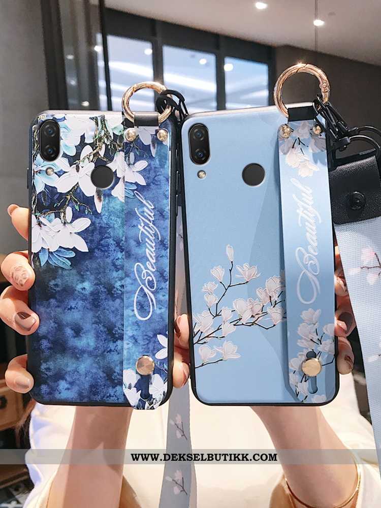 Deksel Huawei P20 Lite Relieff Beskyttelse Silikon Mobiltelefon Blå, Etui Huawei P20 Lite Trend Raba