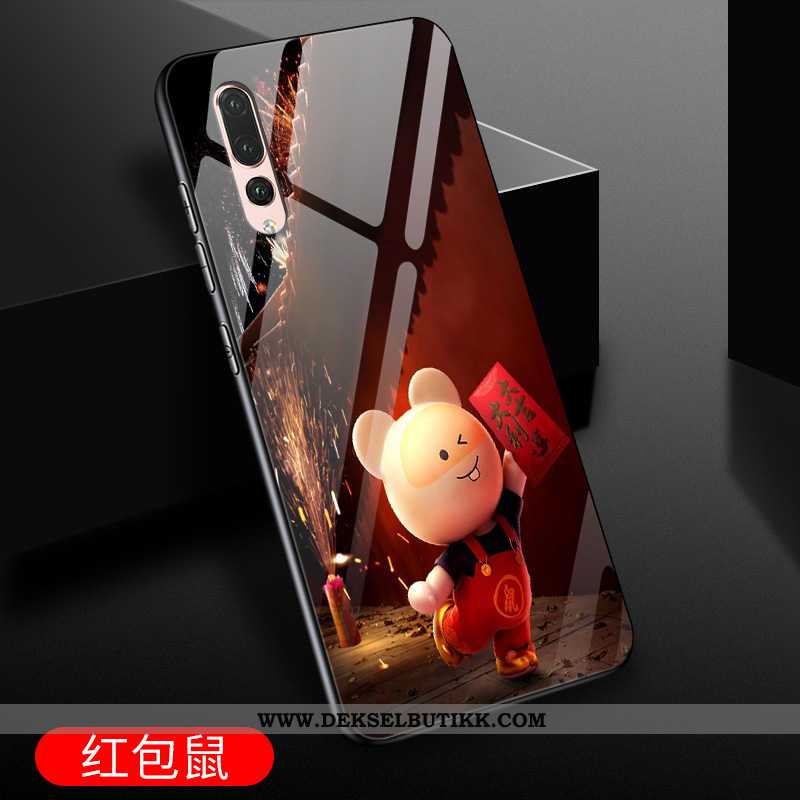 Deksel Huawei P20 Pro Beskyttelse Lilla Cartoon Rat, Etui Huawei P20 Pro Glass Tilbud