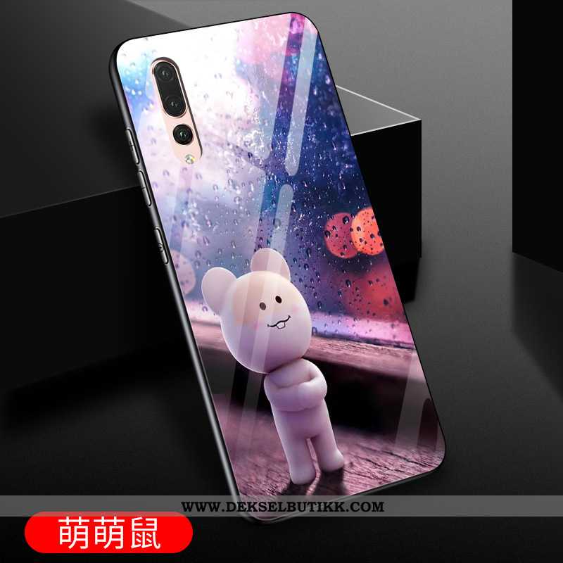 Deksel Huawei P20 Pro Beskyttelse Lilla Cartoon Rat, Etui Huawei P20 Pro Glass Tilbud