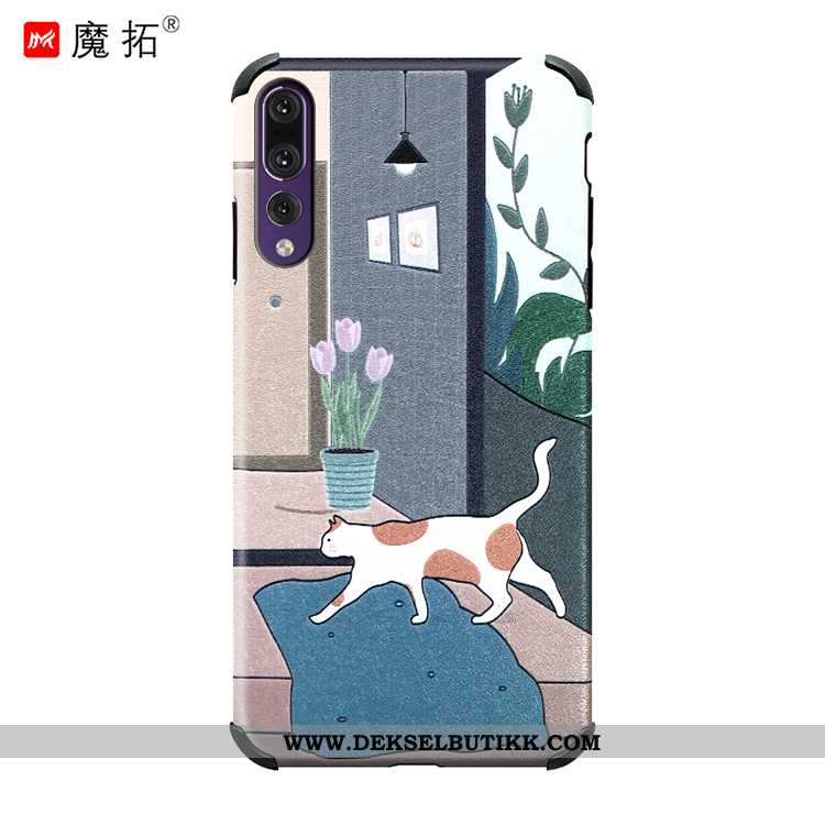 Deksel Huawei P20 Pro Myke Etui Vakker Kreativ Blå, Huawei P20 Pro Beskyttelse Kjøpe