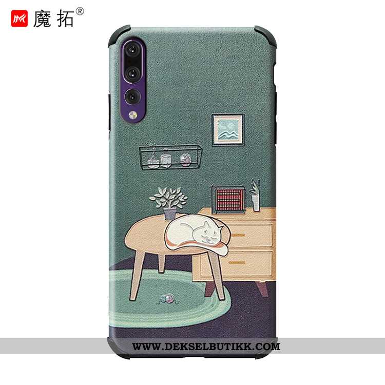 Deksel Huawei P20 Pro Myke Etui Vakker Kreativ Blå, Huawei P20 Pro Beskyttelse Kjøpe