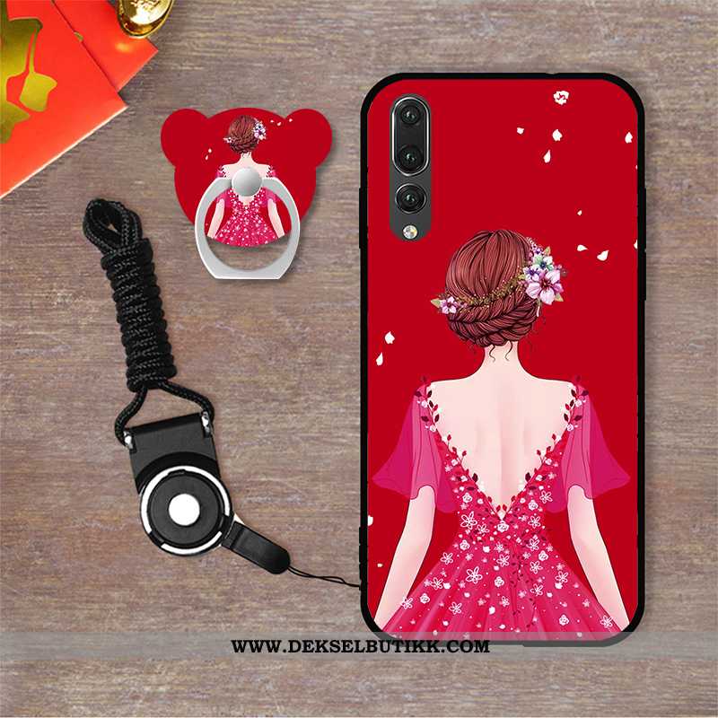 Deksel Huawei P20 Pro Myke Trend Anti-fall Rosa, Etui Huawei P20 Pro Silikon Billige