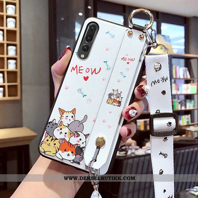 Deksel Huawei P20 Pro Trend Anti-fall Cartoon Rosa, Etui Huawei P20 Pro Myke Billig