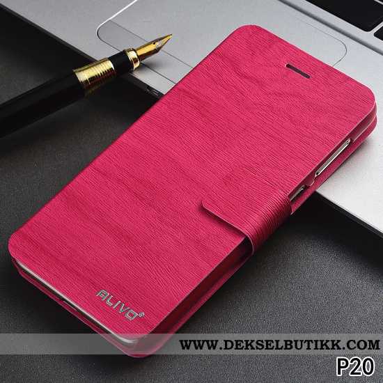 Deksel Huawei P20 Trend Anti-fall Rosa, Etui Huawei P20 Beskyttelse Billige