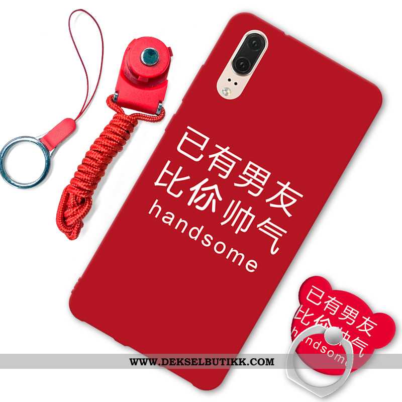 Deksel Huawei P20 Trend Mobiltelefon Etui Svart, Huawei P20 Myke Billige