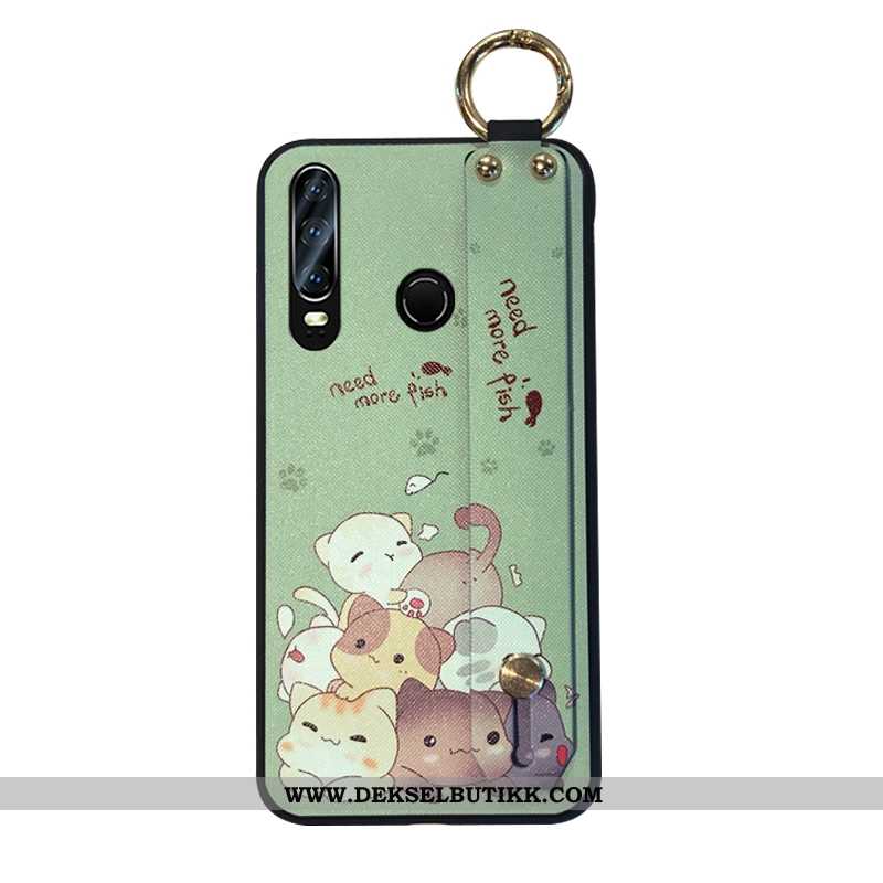 Deksel Huawei P30 Lite Cartoon Myke Net Red Grønn, Etui Huawei P30 Lite Vakker Tilbud