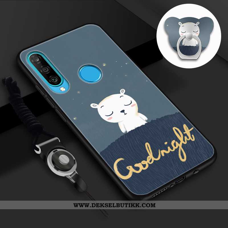 Deksel Huawei P30 Lite Cartoon Trend Rosa Mobiltelefon, Etui Huawei P30 Lite Vakker Rabatt