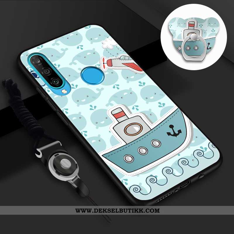 Deksel Huawei P30 Lite Cartoon Trend Rosa Mobiltelefon, Etui Huawei P30 Lite Vakker Rabatt