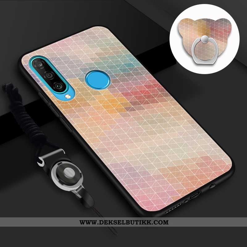 Deksel Huawei P30 Lite Cartoon Trend Rosa Mobiltelefon, Etui Huawei P30 Lite Vakker Rabatt