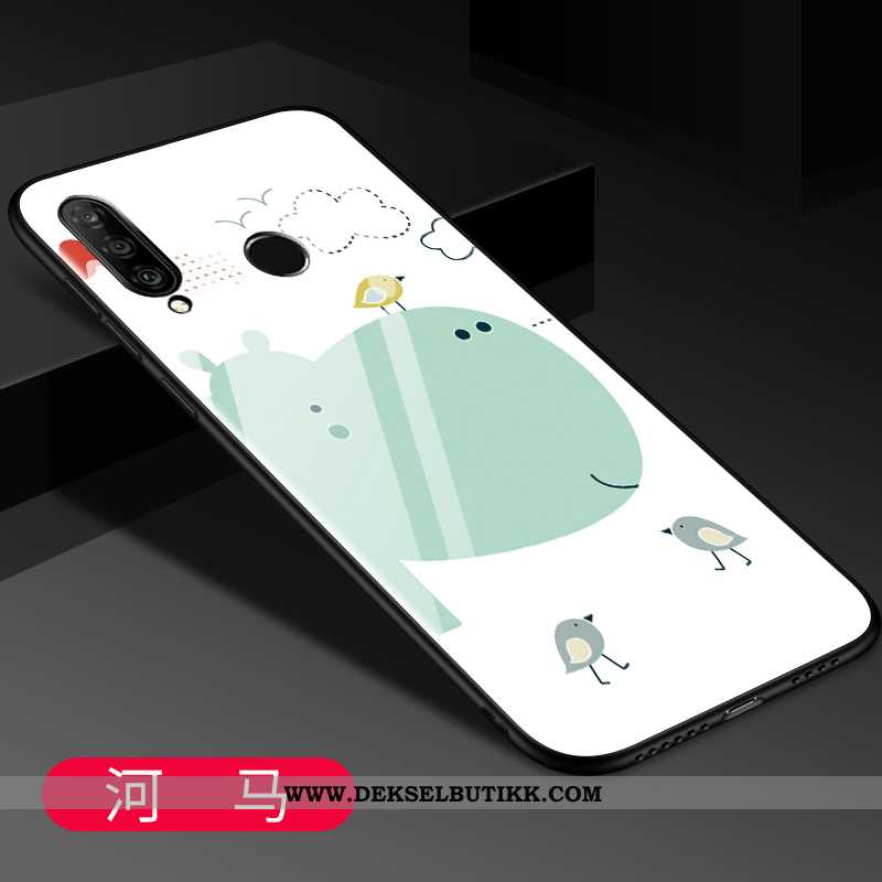 Deksel Huawei P30 Lite Myke Cartoon Vakker Mobiltelefon Grønn, Etui Huawei P30 Lite Silikon Til Salg