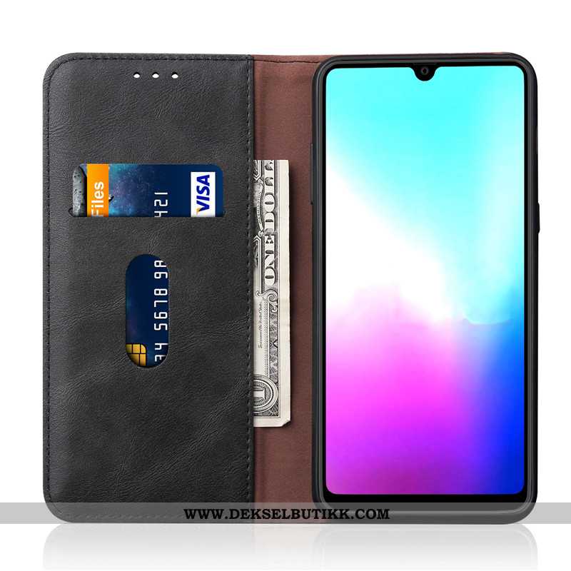 Deksel Huawei P30 Lite Skinndeksel Folio Etui Anti-fall Rød, Huawei P30 Lite Myke Tilbud