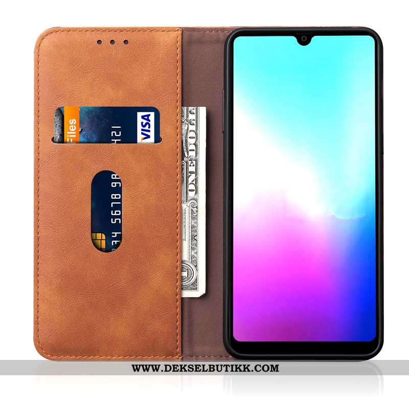 Deksel Huawei P30 Lite Skinndeksel Folio Etui Anti-fall Rød, Huawei P30 Lite Myke Tilbud