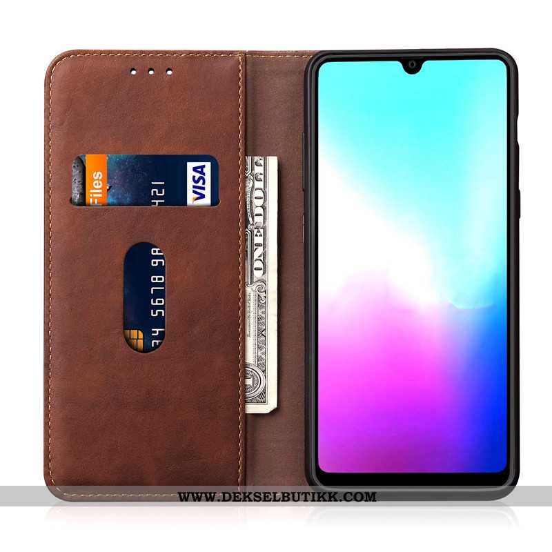 Deksel Huawei P30 Lite Skinndeksel Folio Etui Anti-fall Rød, Huawei P30 Lite Myke Tilbud