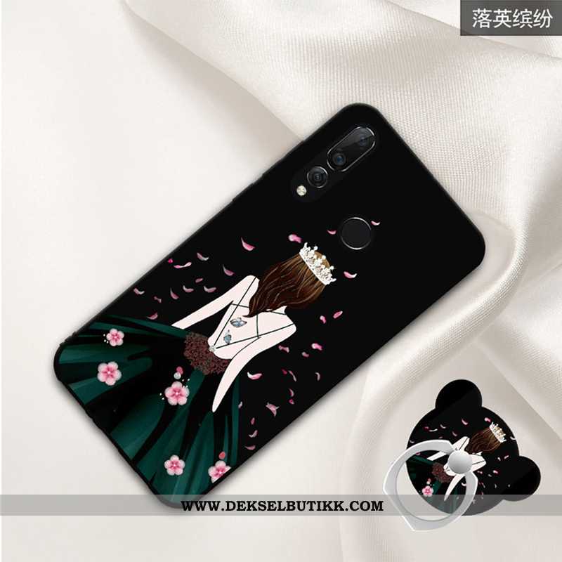 Deksel Huawei P30 Lite Xl Cartoon Mobiltelefon Anti-fall Svart, Etui Huawei P30 Lite Xl Trend Billig