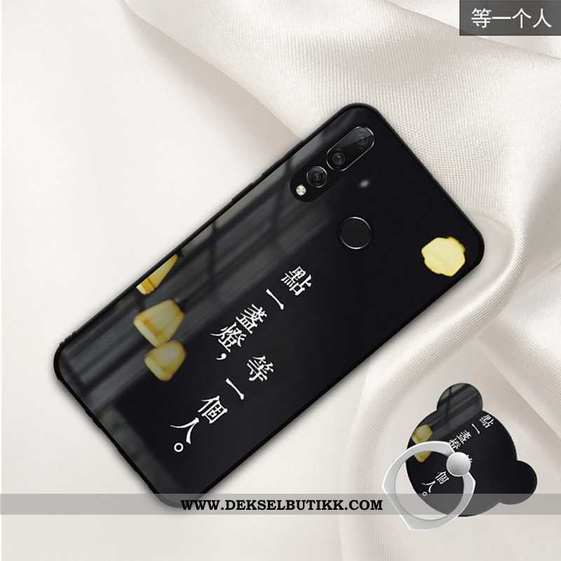 Deksel Huawei P30 Lite Xl Cartoon Mobiltelefon Anti-fall Svart, Etui Huawei P30 Lite Xl Trend Billig