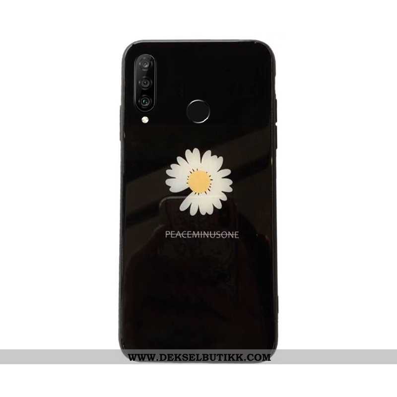 Deksel Huawei P30 Lite Xl Silikon Etui Svart Net Red, Huawei P30 Lite Xl Glass Tilbud