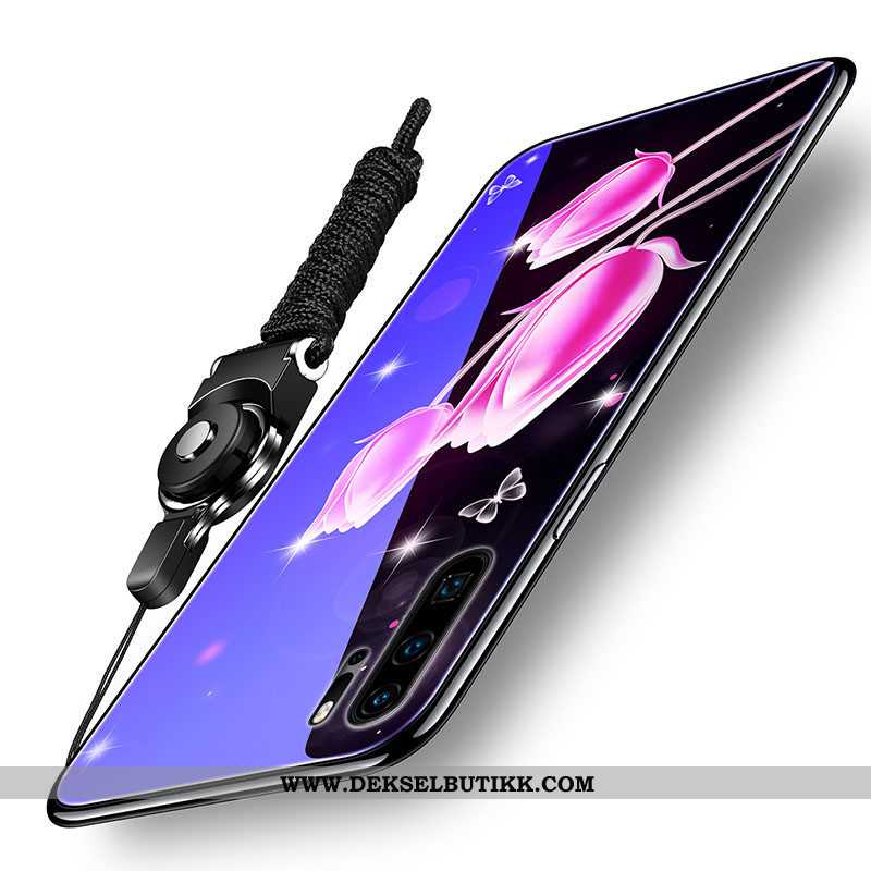 Deksel Huawei P30 Pro Glass Hard Alt Inkludert Anti-fall Lilla, Etui Huawei P30 Pro Trend Til Salgs