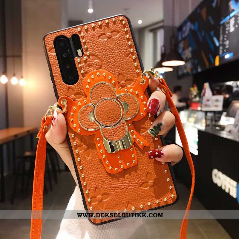 Deksel Huawei P30 Pro Kreativ Kvalitet Rød, Etui Huawei P30 Pro Skinn Billige