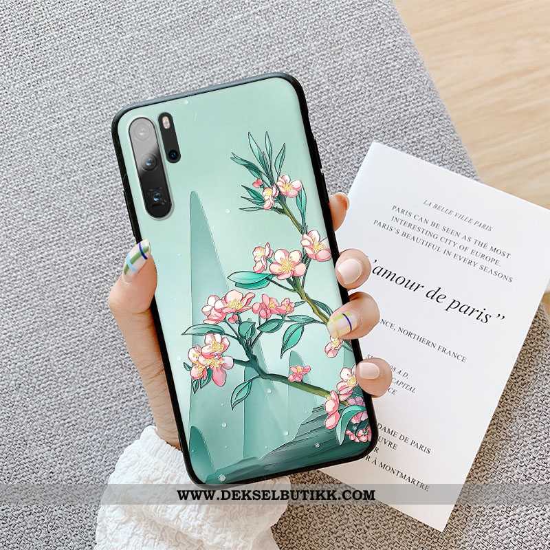 Deksel Huawei P30 Pro Silikon Trend High End Grønn, Etui Huawei P30 Pro Beskyttelse Tilbud