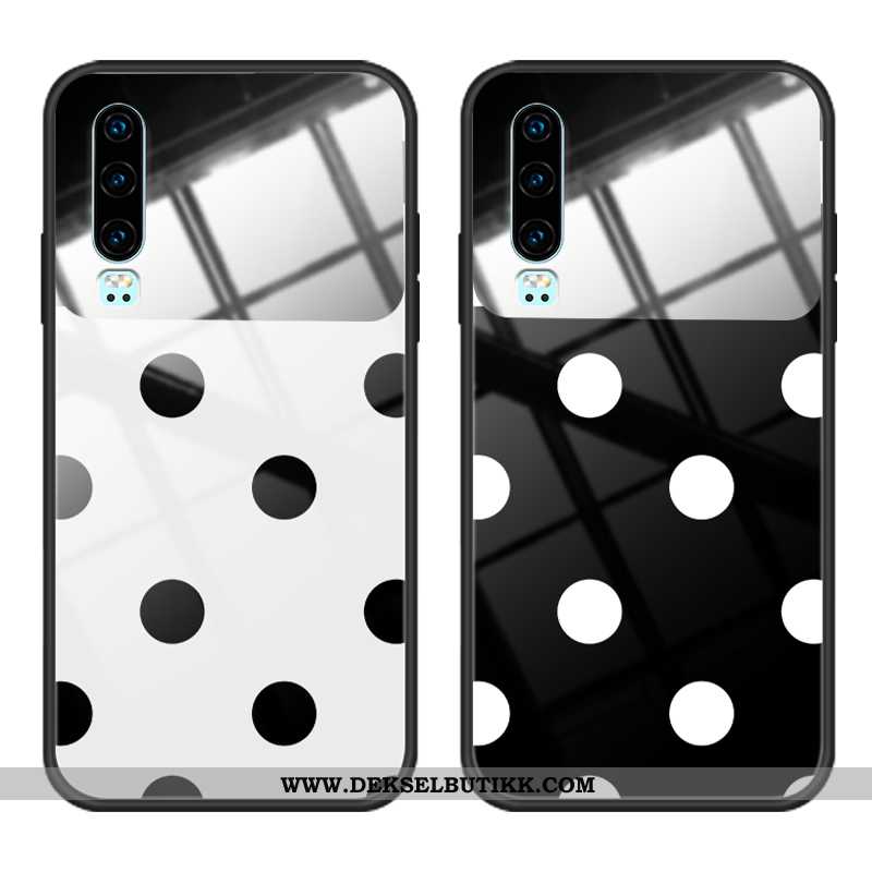 Deksel Huawei P30 Trend Anti-fall Kosmetisk Beskyttelse Hvitt, Etui Huawei P30 Myke Billige