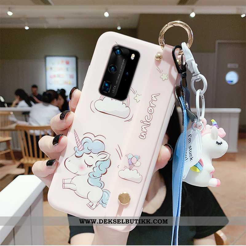 Deksel Huawei P40 Beskyttelse Etui Hjerte Rosa, Huawei P40 Av Personlighet Tilbud