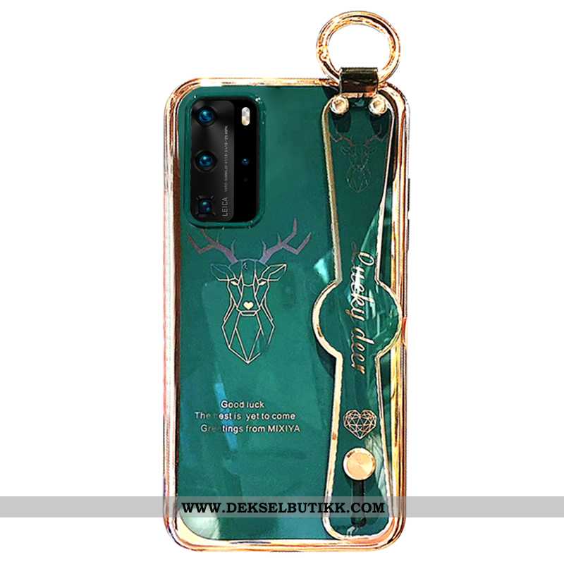 Deksel Huawei P40 Kreativ Mobiltelefon Grønn Hjorteskinn, Etui Huawei P40 Cartoon Tilbud