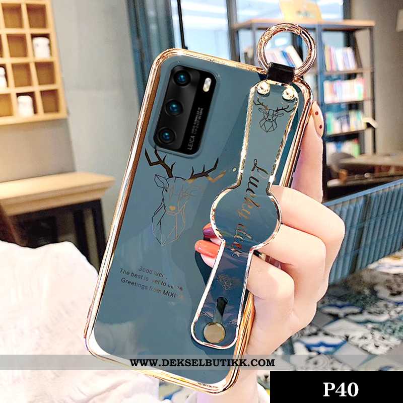 Deksel Huawei P40 Kreativ Mobiltelefon Grønn Hjorteskinn, Etui Huawei P40 Cartoon Tilbud