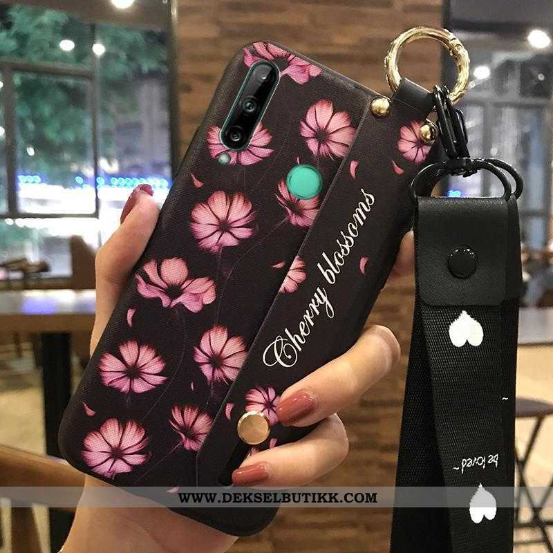 Deksel Huawei P40 Lite E Hengende Ornamenter Rosa Støtte, Etui Huawei P40 Lite E Kreativ Butikk