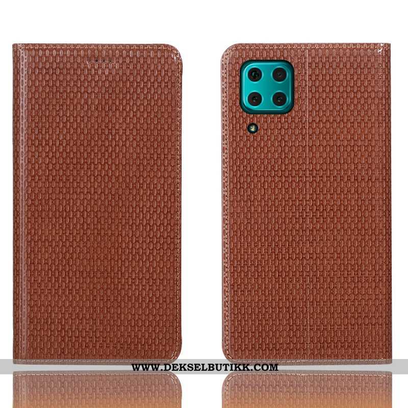 Deksel Huawei P40 Lite Skinndeksel Etui Mobiltelefon Brun, Huawei P40 Lite Mønster Tilbud