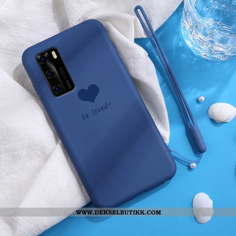 Deksel Huawei P40 Myke Lovers Ultra Mobiltelefon Rosa, Etui Huawei P40 Silikon Billige