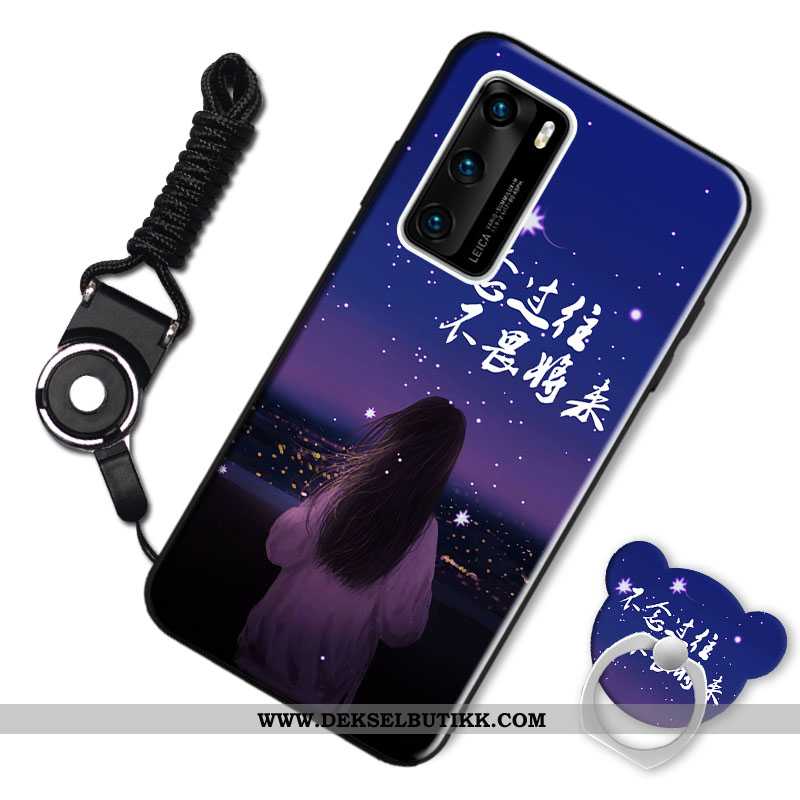 Deksel Huawei P40 Nubuck Mobiltelefon Trend Burgunder, Etui Huawei P40 Av Personlighet Billig