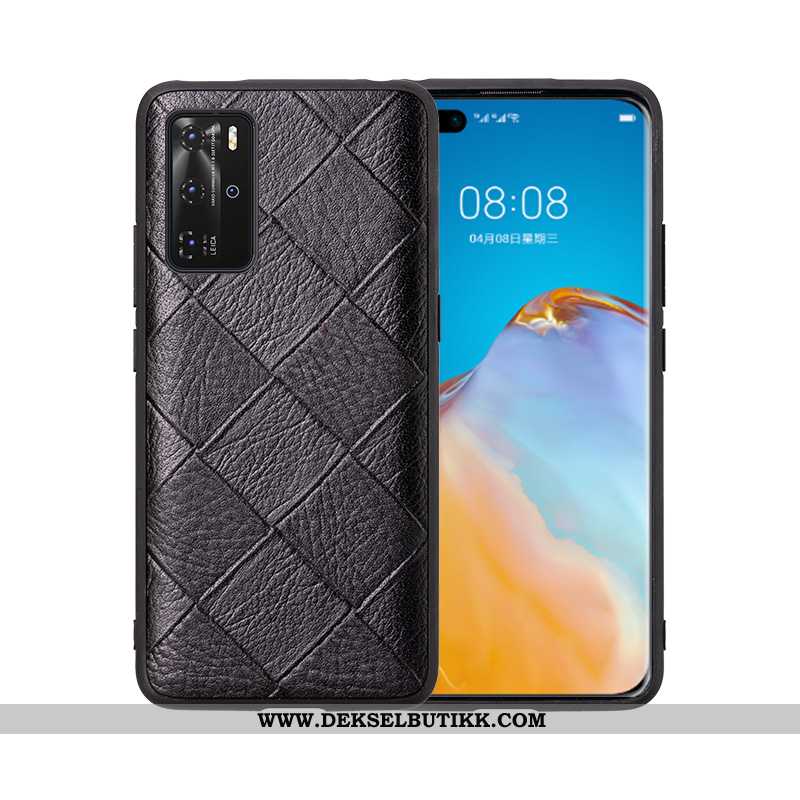 Deksel Huawei P40 Pro Beskyttelse Anti-fall Trend Tilpass Svart, Etui Huawei P40 Pro Skinndeksel På 