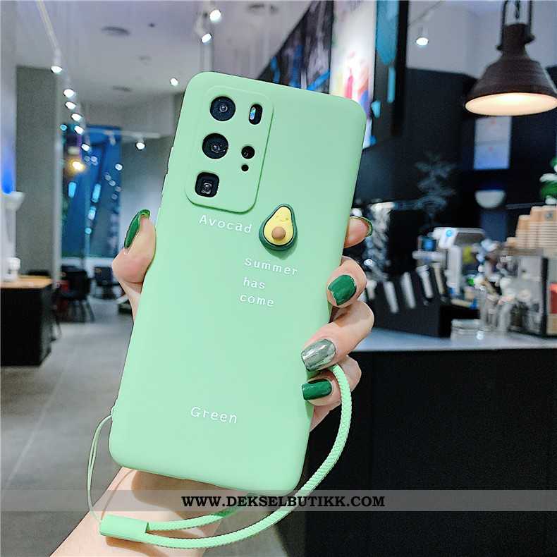 Deksel Huawei P40 Pro Nubuck Etui Kreativ Silikon Grønn, Huawei P40 Pro Av Personlighet Tilbud