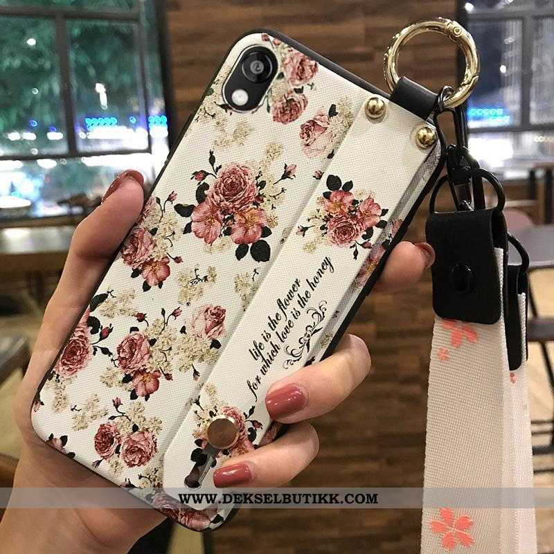 Deksel Huawei Y5 2020 Hengende Ornamenter Beskyttelse Fersk Støtte Beige, Etui Huawei Y5 2020 Kreati