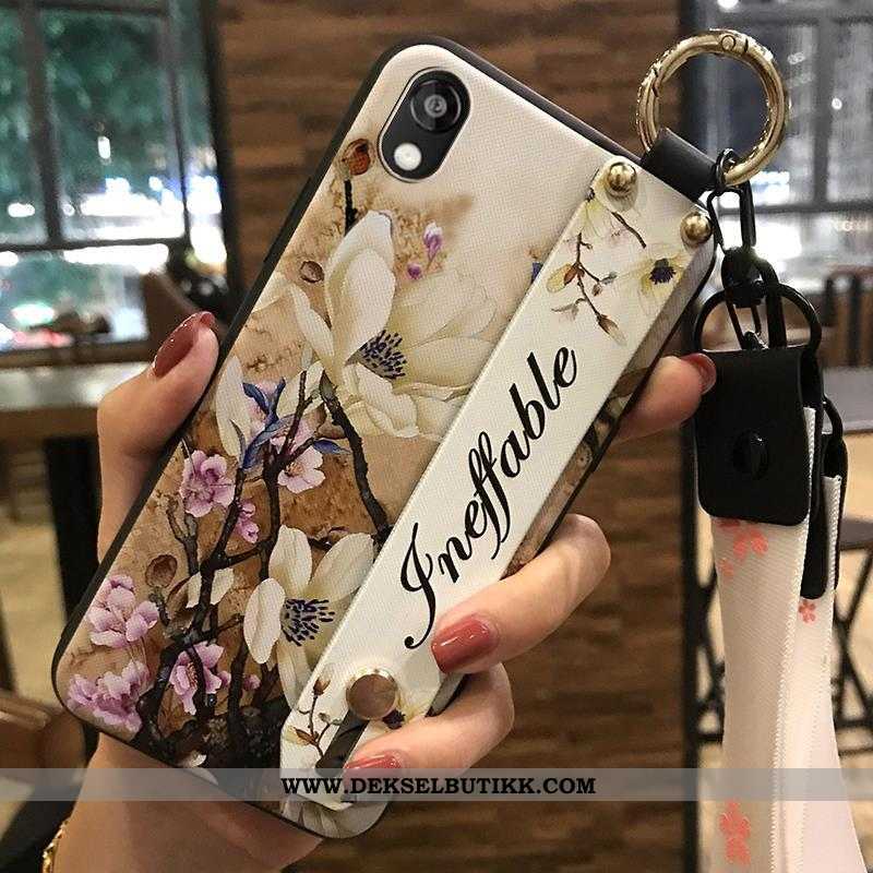 Deksel Huawei Y5 2020 Hengende Ornamenter Beskyttelse Fersk Støtte Beige, Etui Huawei Y5 2020 Kreati