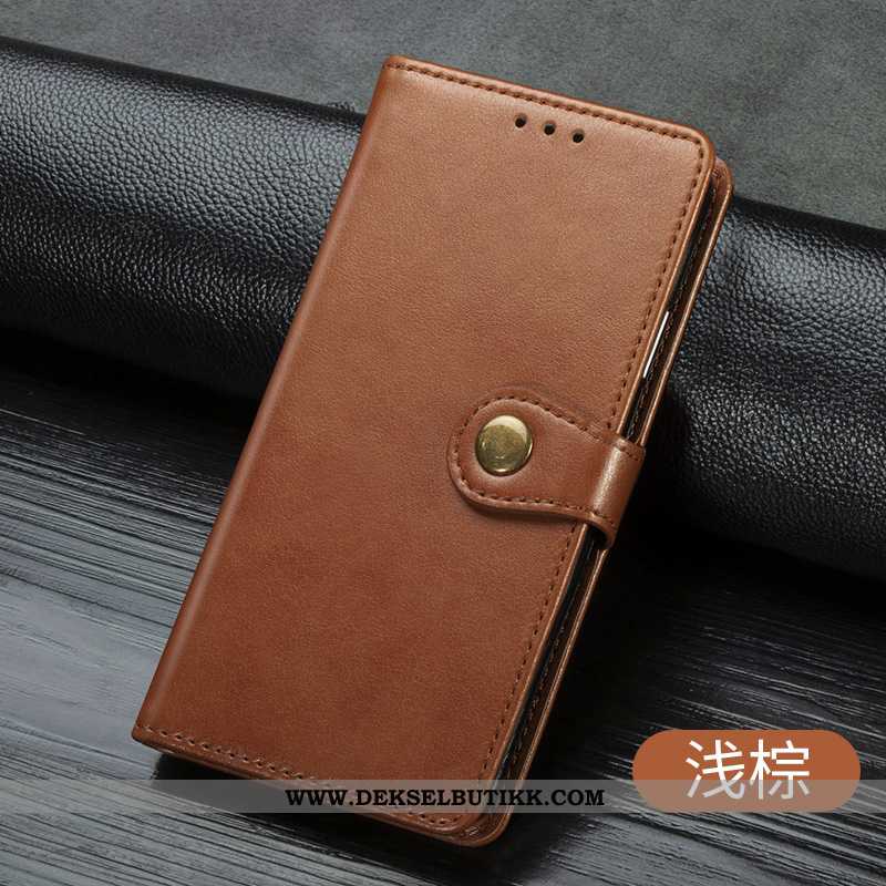 Deksel Huawei Y5 2020 Lommebok Clamshell Alt Inkludert Kort Army Grønne, Etui Huawei Y5 2020 Skinnde