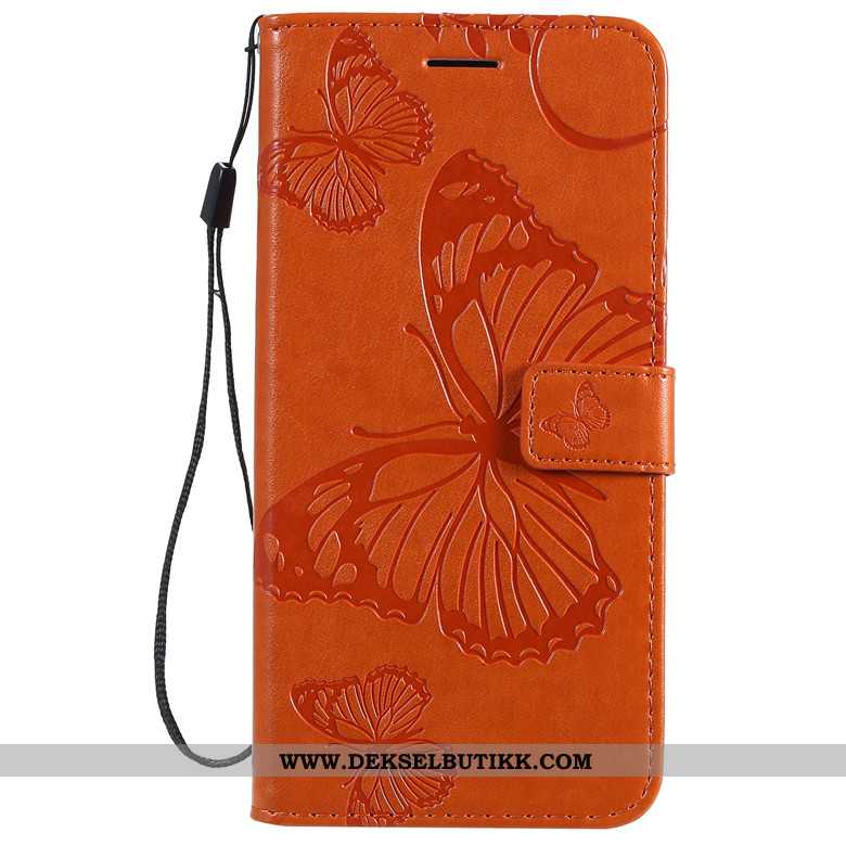 Deksel Huawei Y5p Hengende Ornamenter Skinndeksel Anti-fall Beskyttelse Oransje, Etui Huawei Y5p Tre