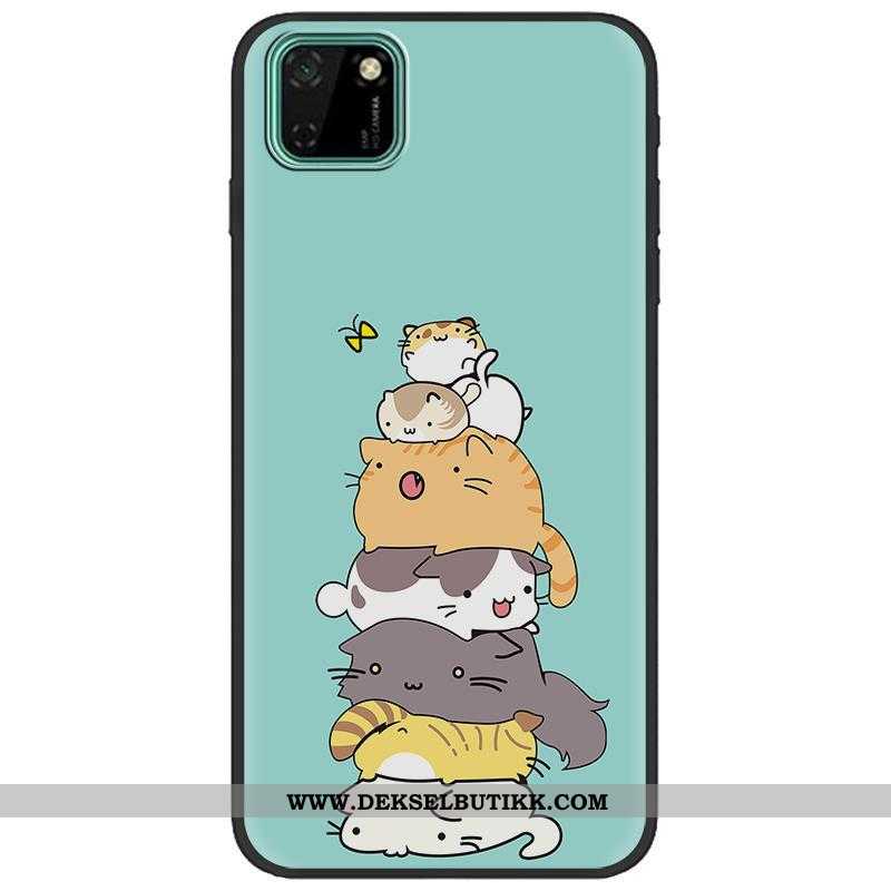 Deksel Huawei Y5p Kreativ Etui Svart Farge, Huawei Y5p Cartoon Billig