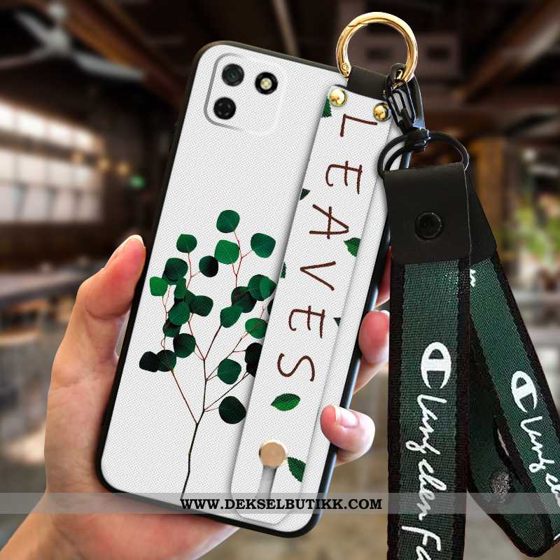 Deksel Huawei Y5p Myke Hengende Ornamenter Mobiltelefon Anti-fall Blå, Etui Huawei Y5p Silikon Billi