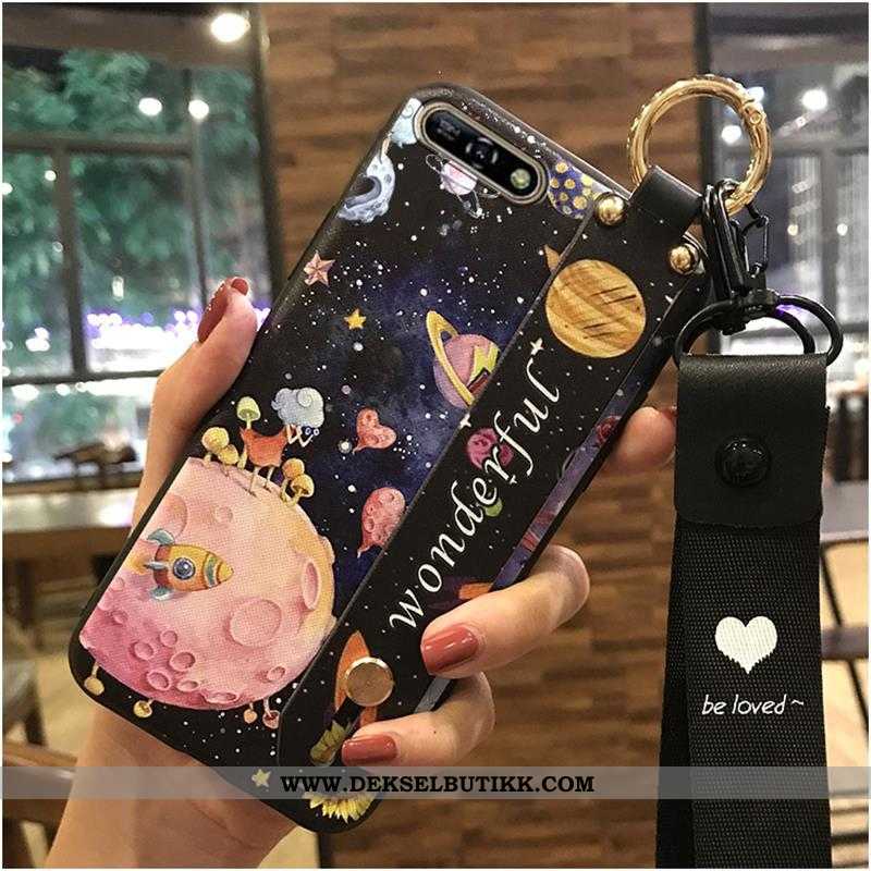 Deksel Huawei Y6 2020 Hengende Ornamenter Beskyttelse Varmt Salg Lilla, Etui Huawei Y6 2020 Cartoon 