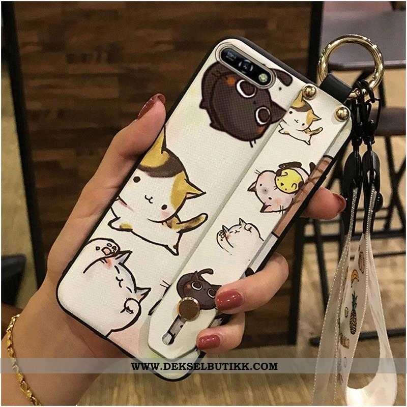 Deksel Huawei Y6 2020 Hengende Ornamenter Beskyttelse Varmt Salg Lilla, Etui Huawei Y6 2020 Cartoon 