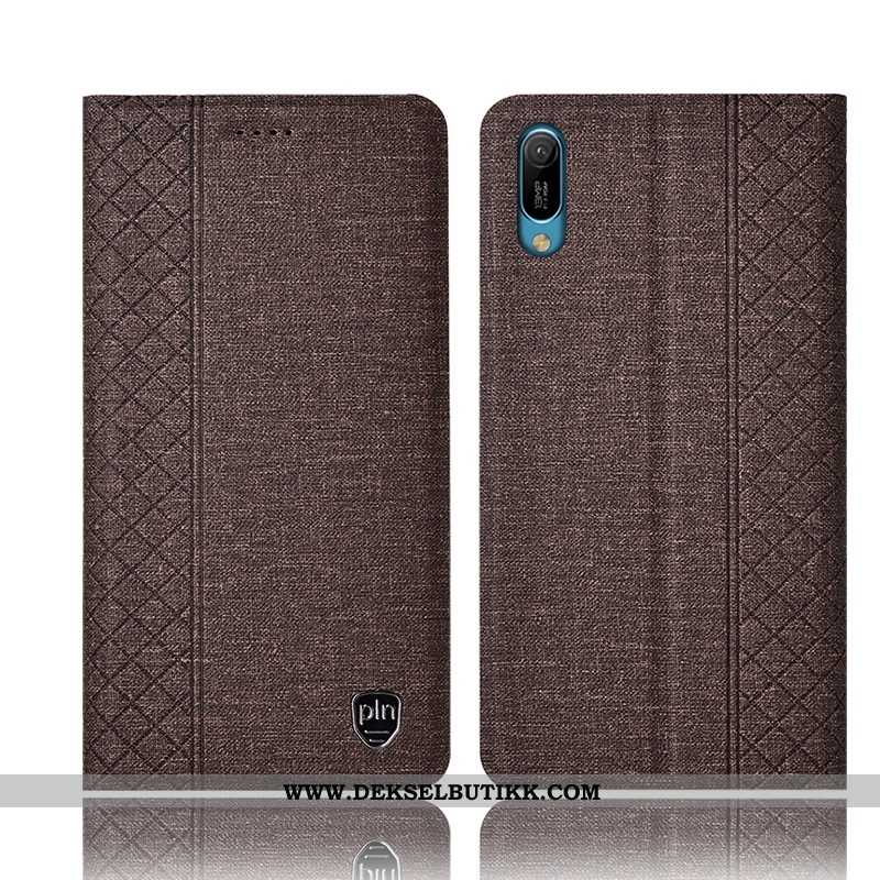 Deksel Huawei Y6 2020 Skinndeksel Etui 2020 Mobiltelefon Brun, Huawei Y6 2020 Bomull Billig