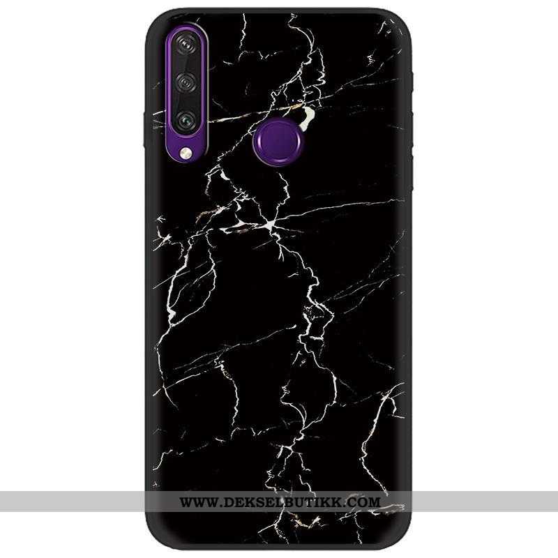 Deksel Huawei Y6p Nubuck Mobiltelefon Rosa, Etui Huawei Y6p Kreativ Salg