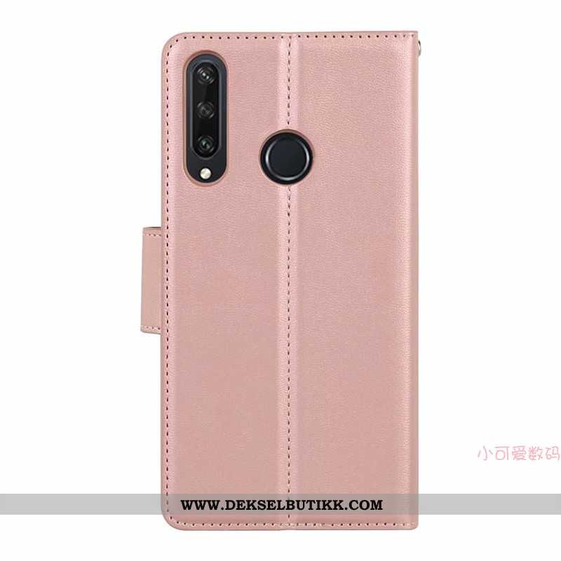 Deksel Huawei Y6p Skinndeksel Rosa Mobiltelefon, Etui Huawei Y6p Skinn Billige