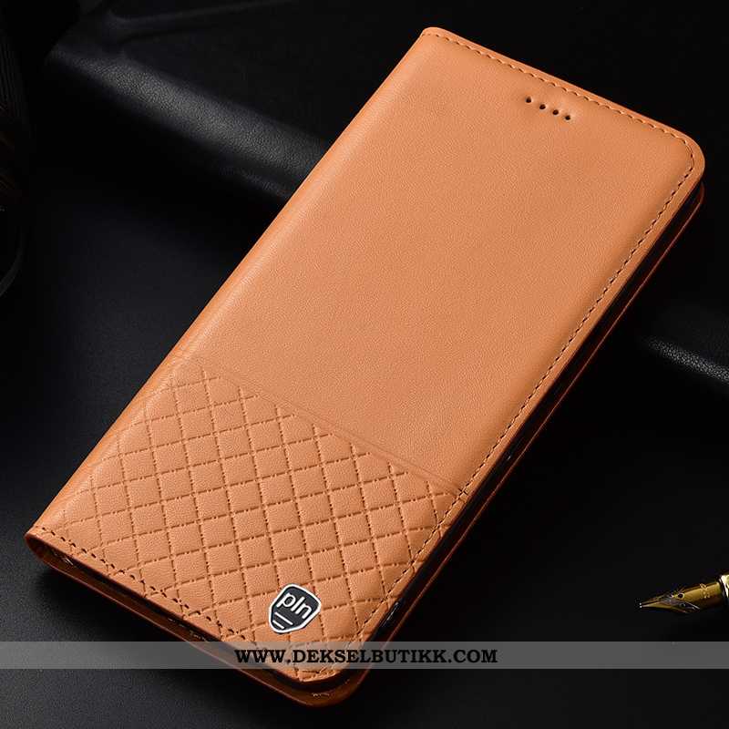 Deksel Huawei Y7 2020 Skinn Grid Anti-fall Svart, Etui Huawei Y7 2020 Beskyttelse Tilbud