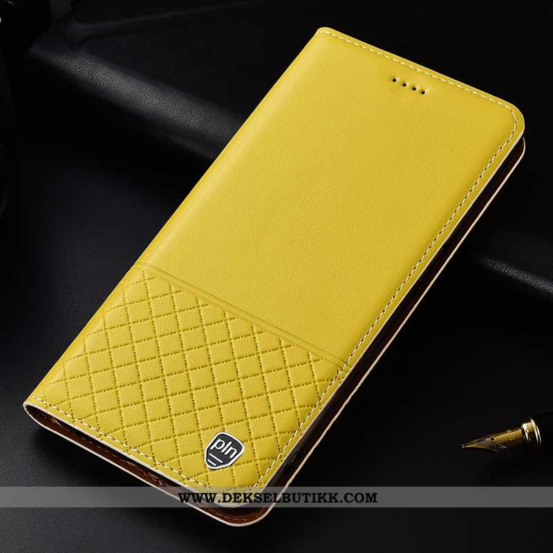 Deksel Huawei Y7 2020 Skinn Grid Anti-fall Svart, Etui Huawei Y7 2020 Beskyttelse Tilbud