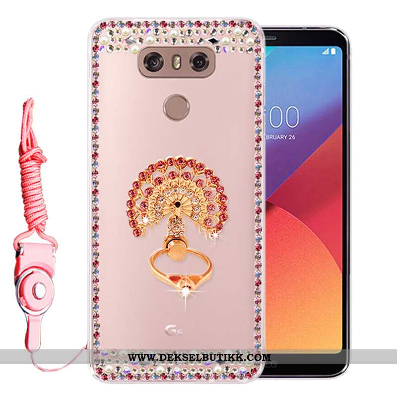 Deksel Lg G6 Beskyttelse Etui Mobiltelefon Alt Inkludert Rosa, Lg G6 Med Strass Rabatt