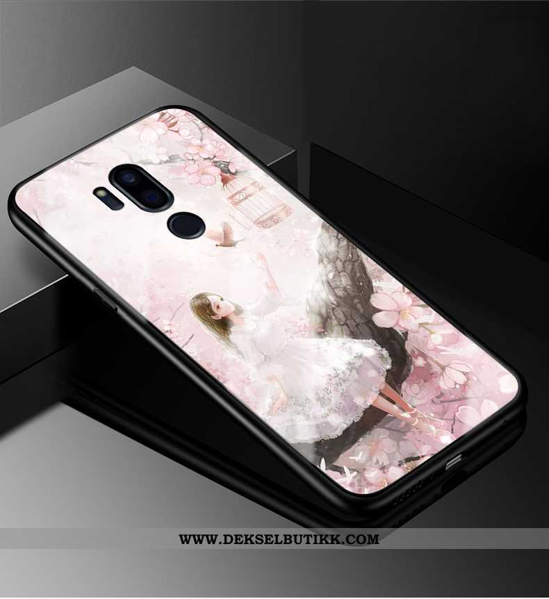 Deksel Lg G7 Thinq Beskyttelse Trend Av Personlighet Hvitt, Etui Lg G7 Thinq Glass Billige